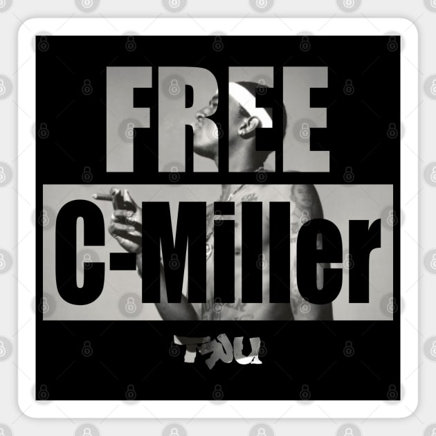 FREE C MILLER Magnet by undergroundART